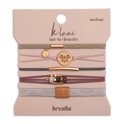 Breathe  Hair Tie Bracelets