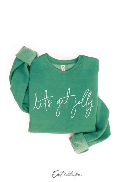 Emerald Let's Get Jolly Graphic Sweatshirt