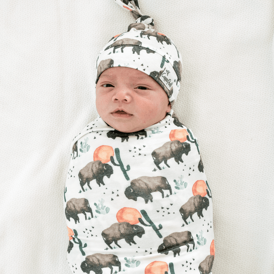 Bison Swaddle Blanket