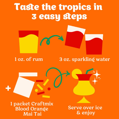 Blood Orange Mai Tai Cocktail | Mocktail Mixer