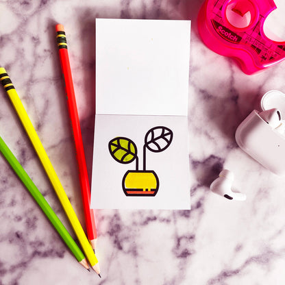 Birds Bugs and Botany Mini Coloring Book
