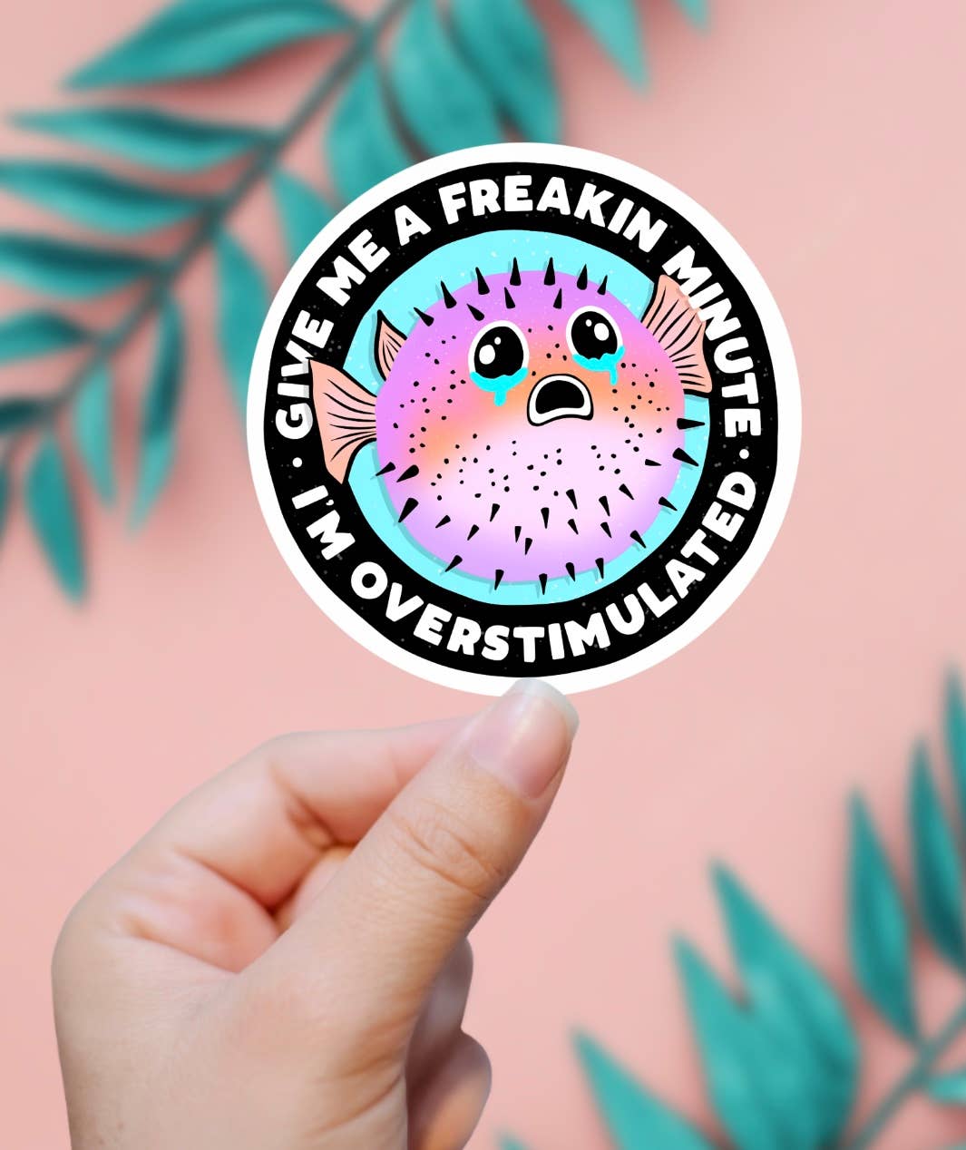 I'm Overstimulated Sticker