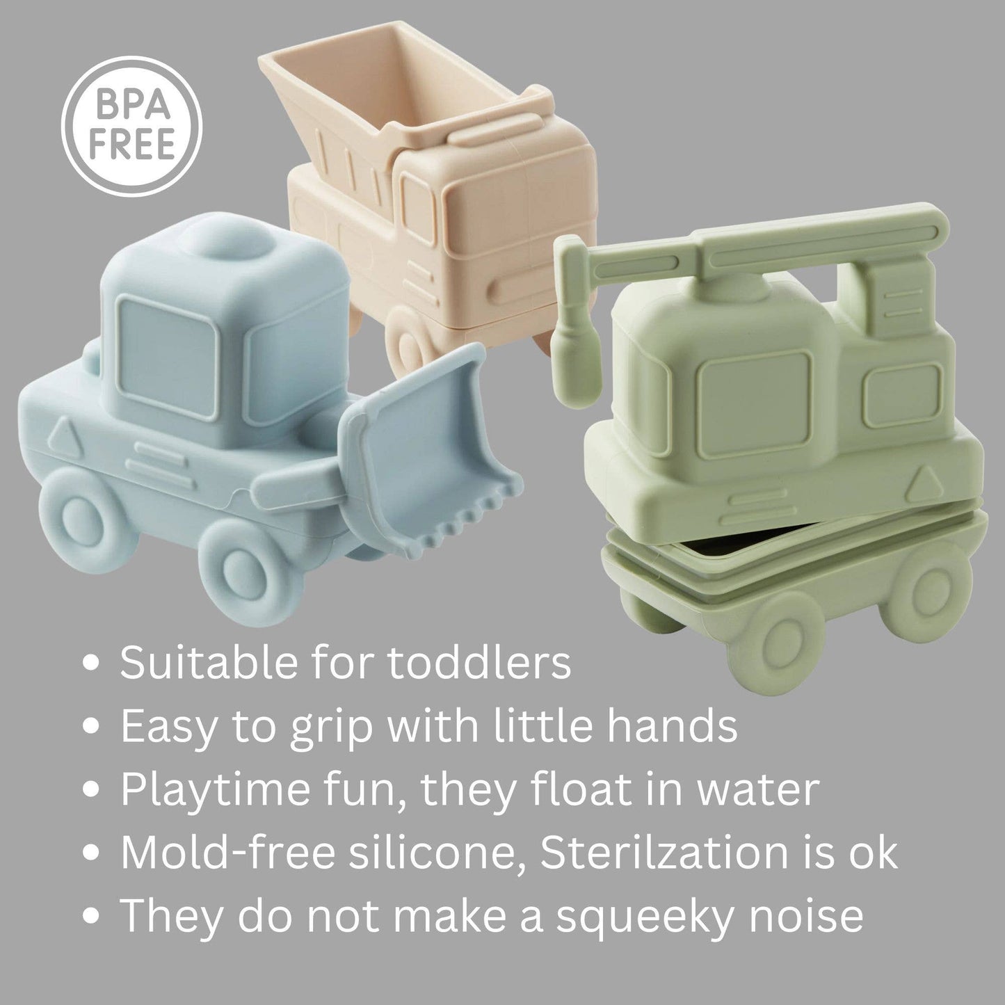 Construction Bath Toy Set