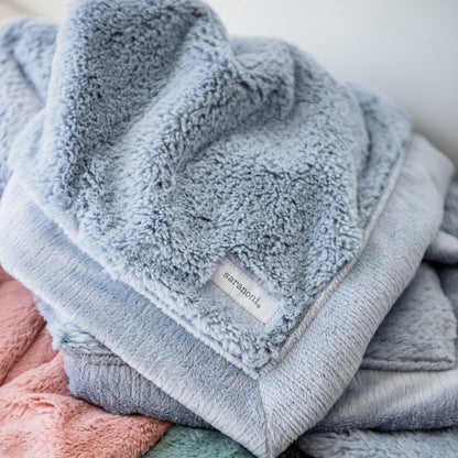 Chambray Lush Receiving Blanket