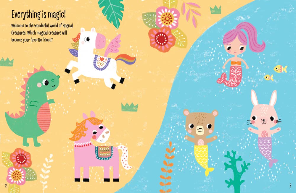 Magical Creatures My Dress-Up Sticker Book