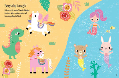 Magical Creatures My Dress-Up Sticker Book