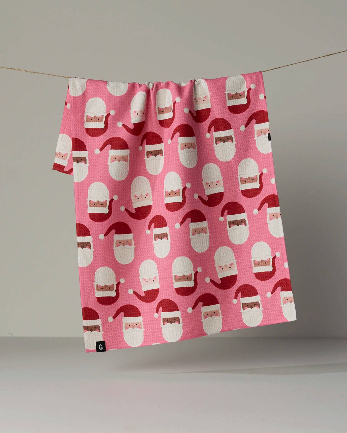 Jolly Santas Luxe Kitchen Tea Towel