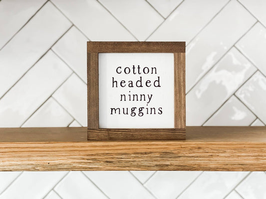 Cotton Headed Ninny Muggins Wall Decor