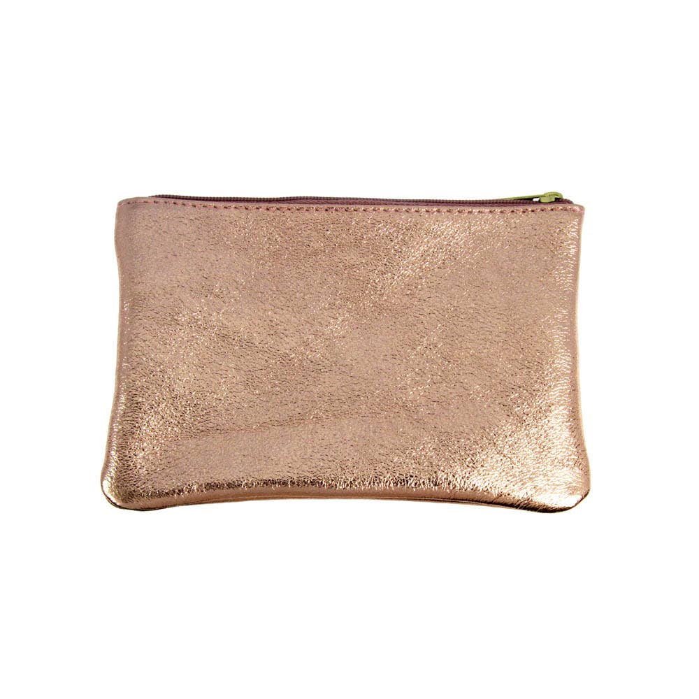 Small Leather Zip Pouch