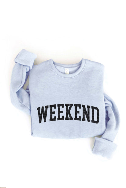 Light Blue Weekend Sweatshirt