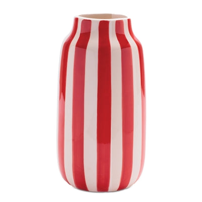Red & White Vase