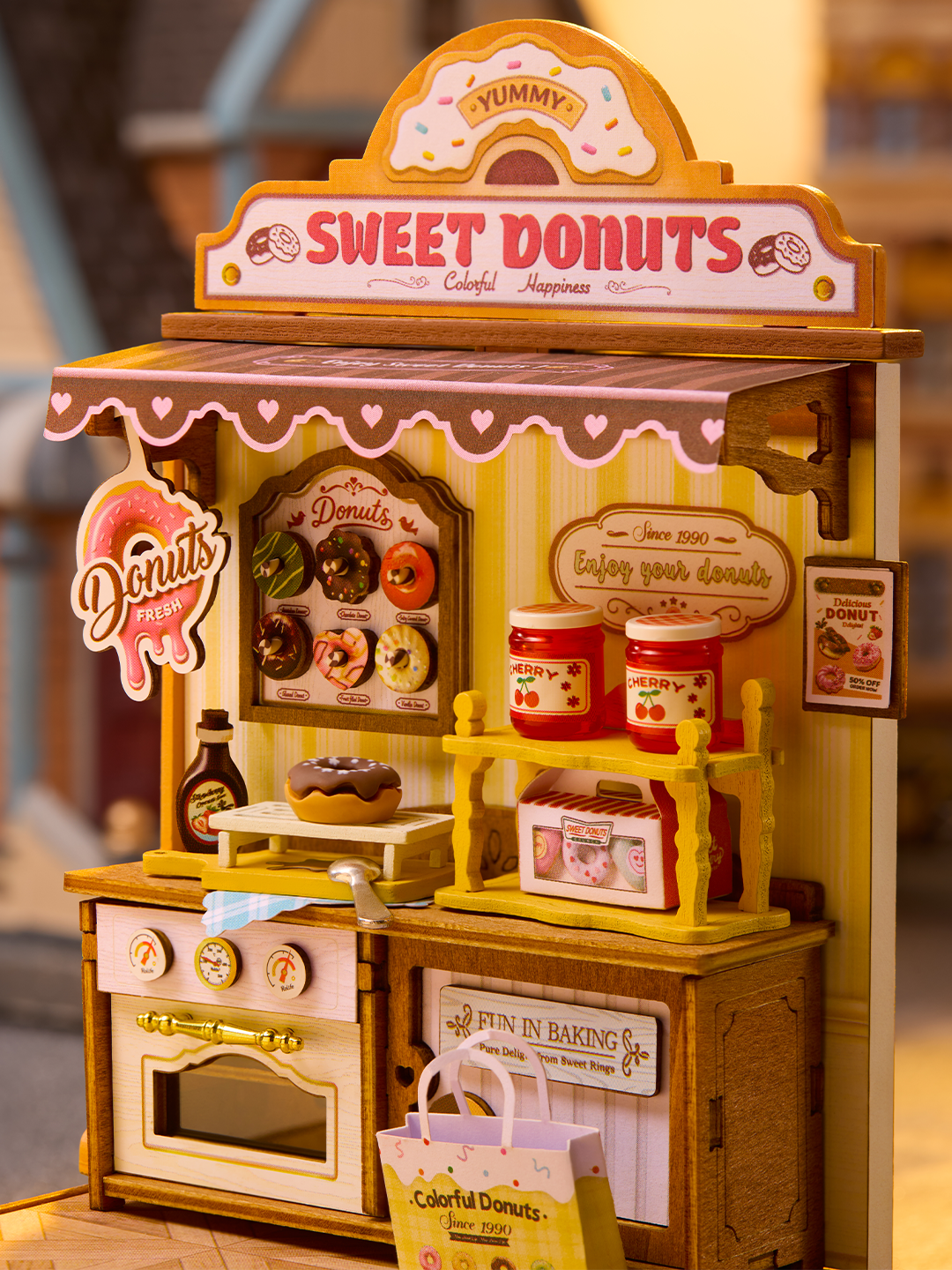 Sweetie's Donut Shop Miniature House