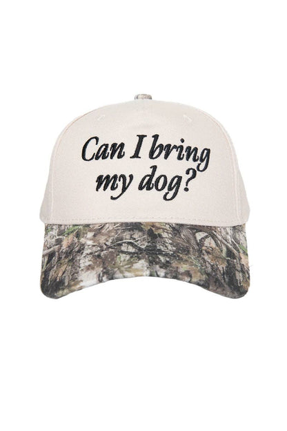 Can I Bring My Dog? Two-Toned Pink Hat