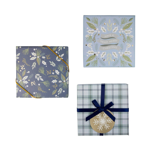 Winter Blue Gift Card Holders