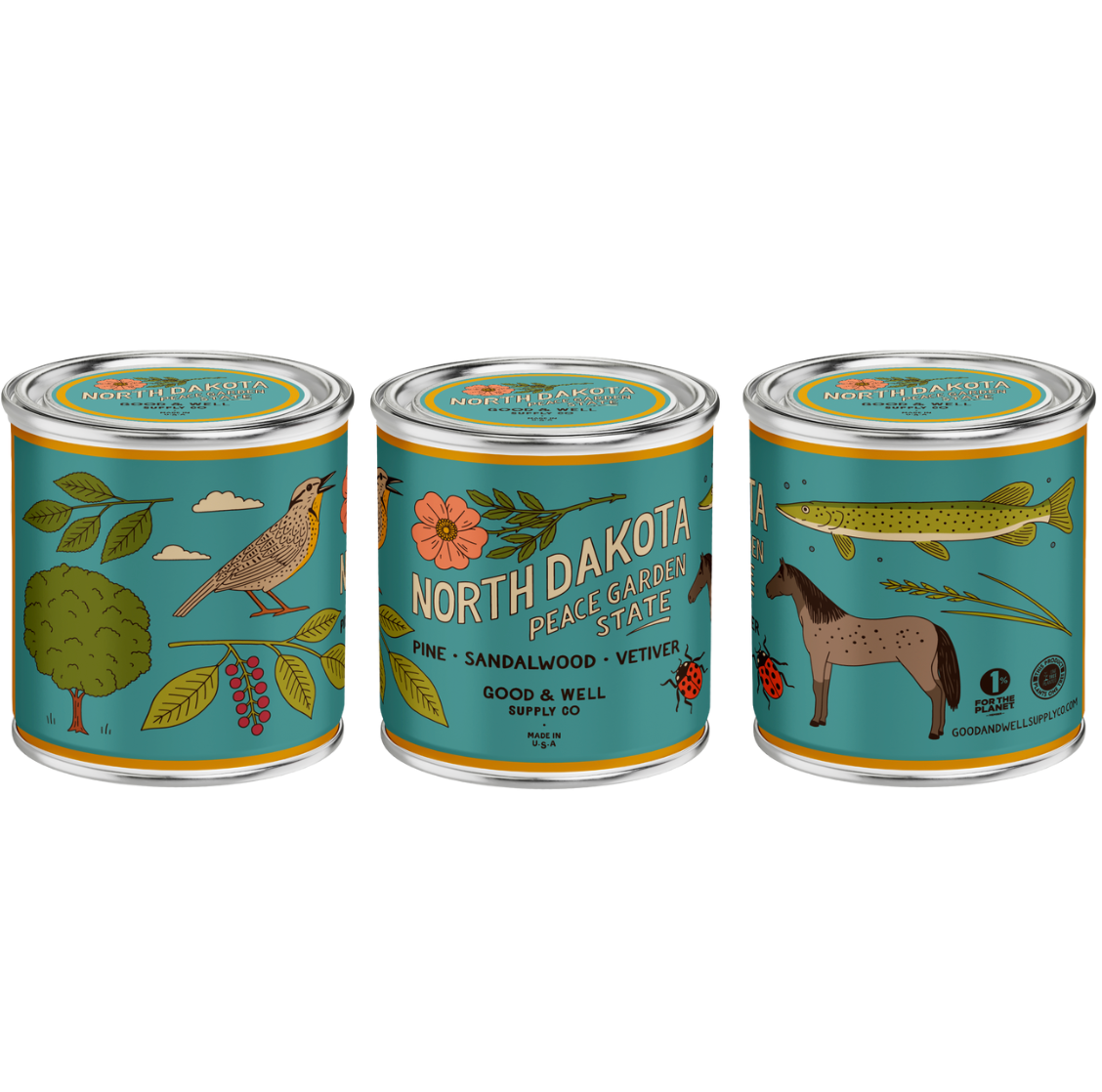 North Dakota State Soy Candle