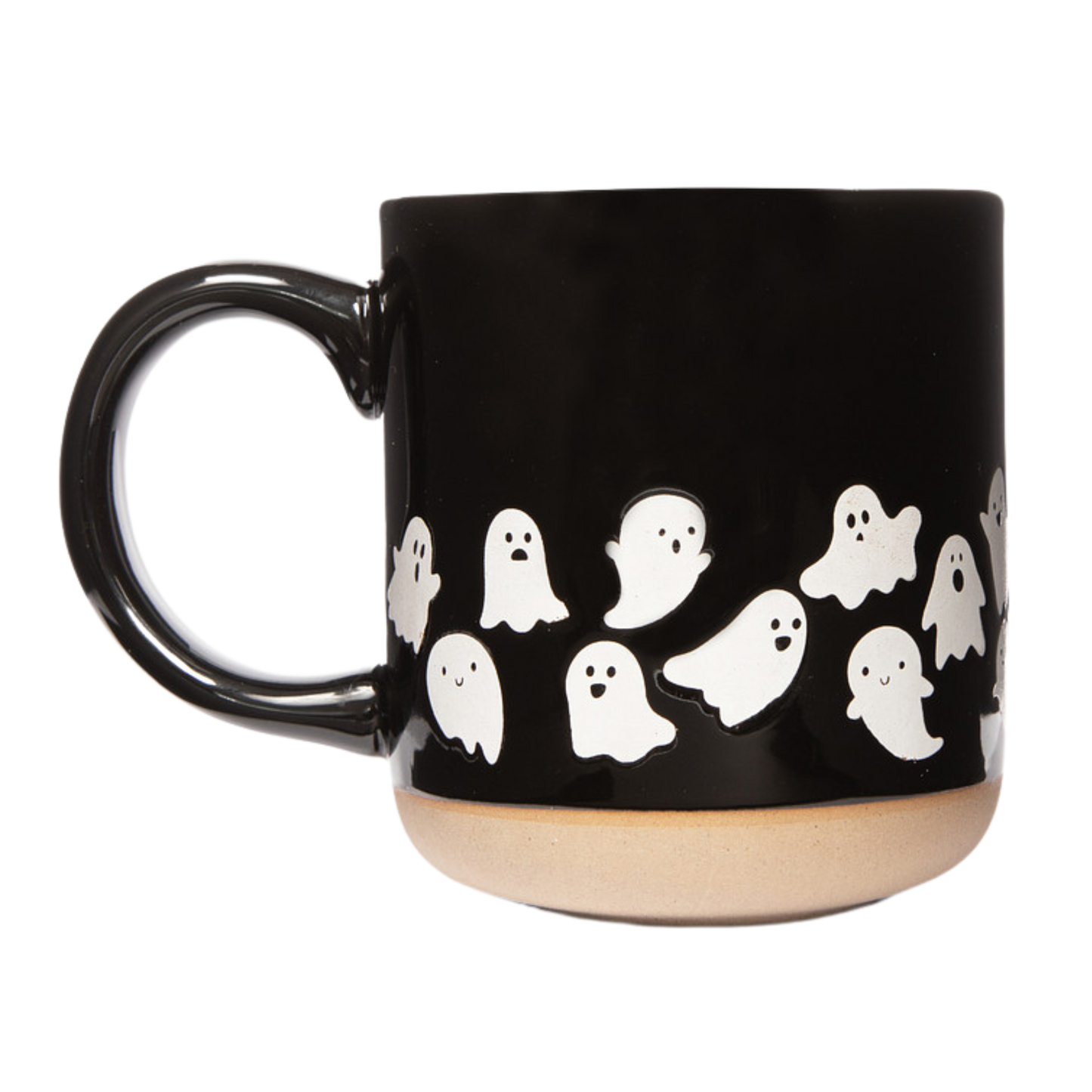 Ghost Pattern Stoneware Coffee Mug