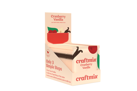 Cranberry Vanilla Cocktail | Mocktail Mixer