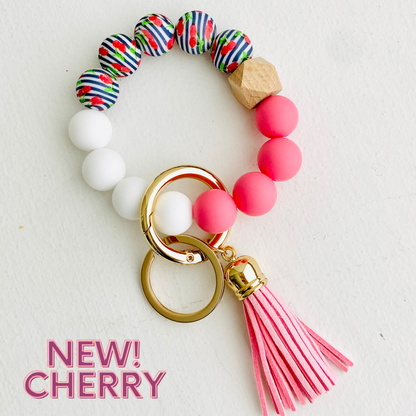 Hot Pink Bangle Keychain