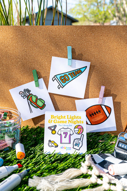 Sports Mini Coloring Book