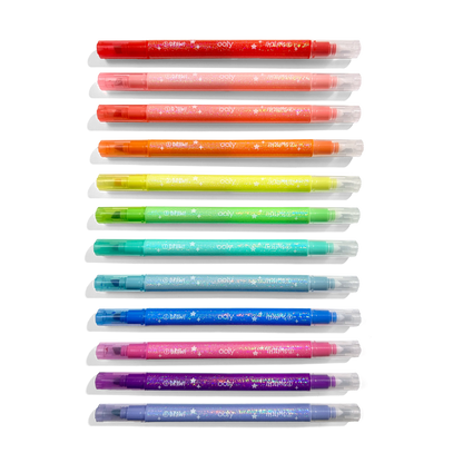 Switch-Eroo Sparkle Glittery Color Changing Markers