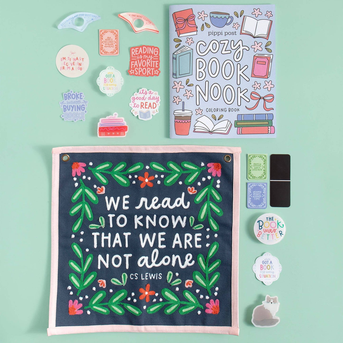 Book Lover Reading Quotes Magnetic Bookmarks