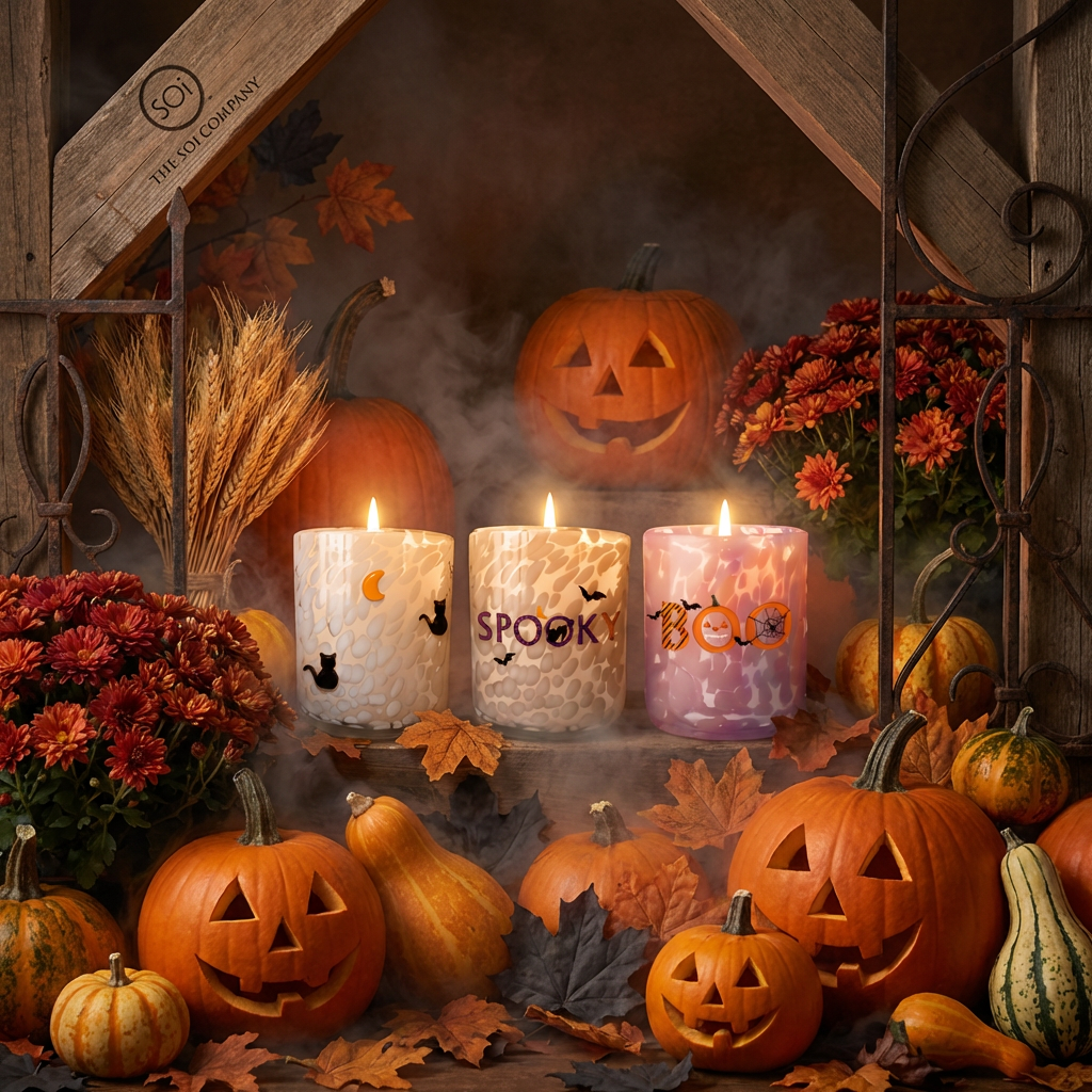 Black Cat & Moon Icon Candle