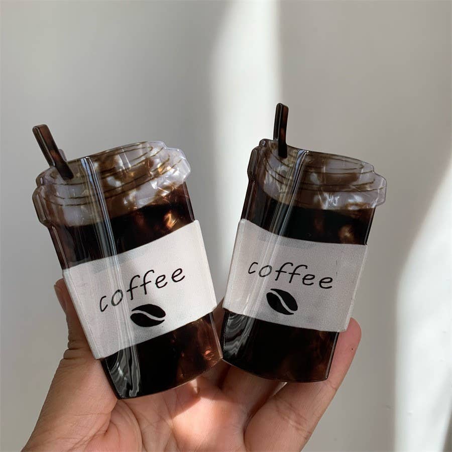 Coffee Cup Hair Claw