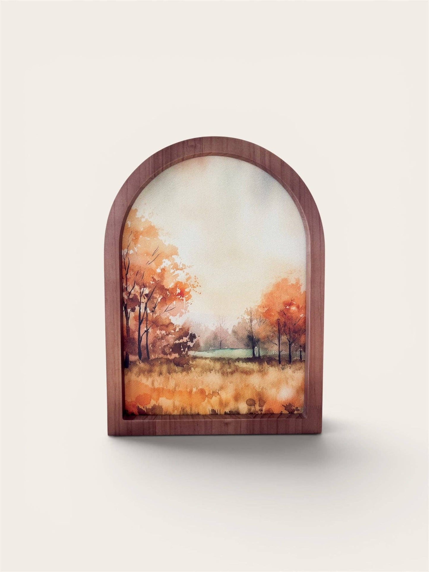 Autumn Watercolor 1 Framed Arch: Small