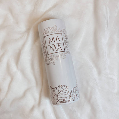 Floral Mama Skinny Tumbler