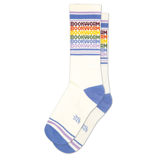 Bookworm Rainbow Crew Socks
