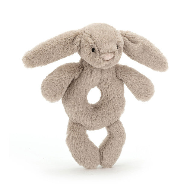Bashful Beige Ring Rattle