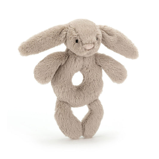 Bashful Beige Ring Rattle