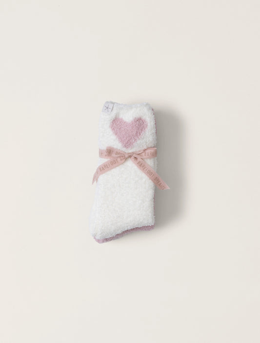 CozyChic Heart Print Sock Set