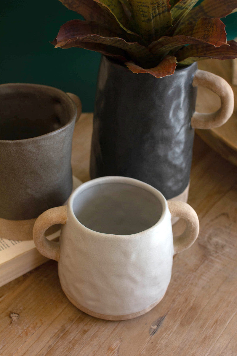 Ceramic Vases with Ring Handles