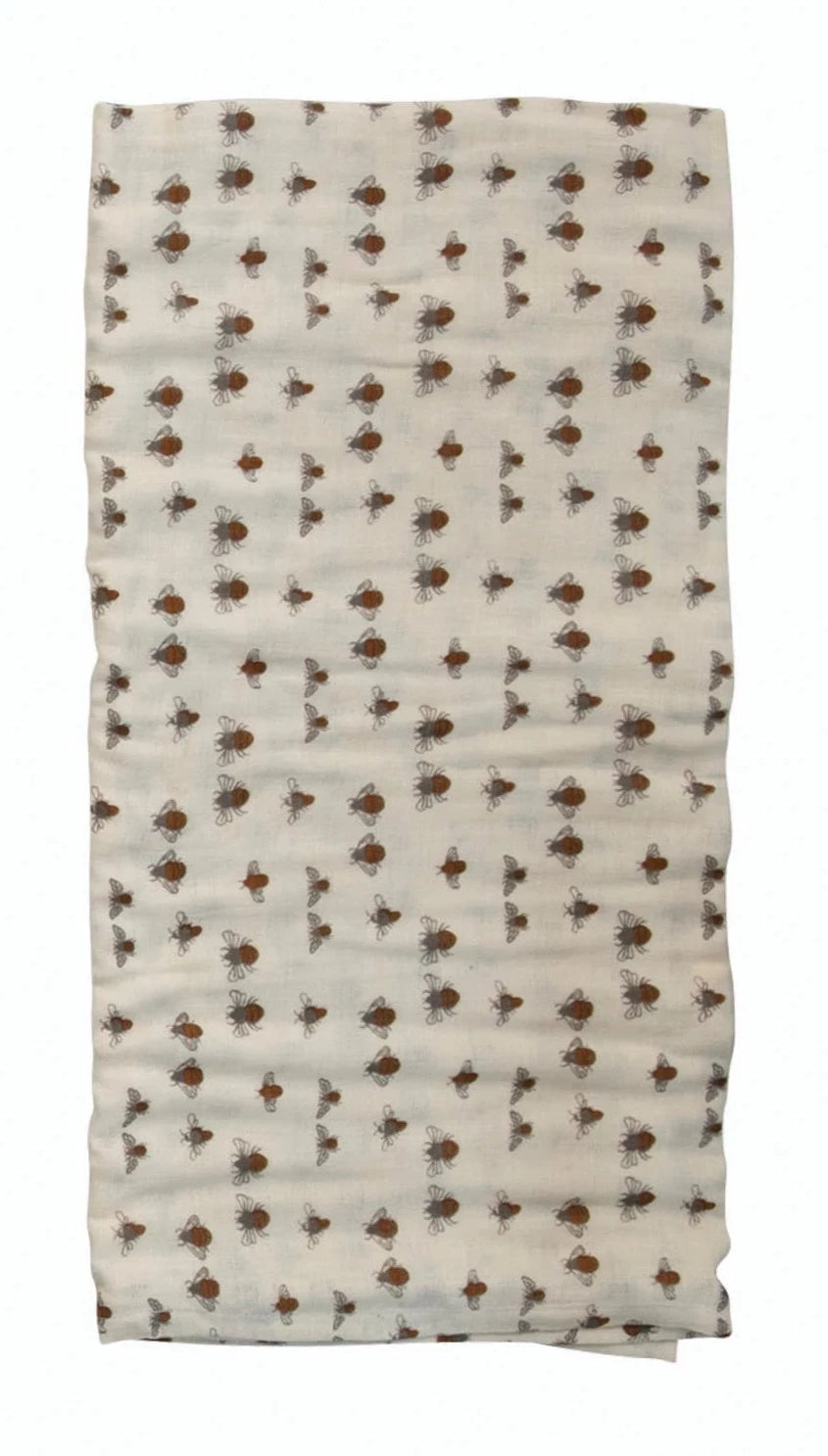 Natural Bees Cotton Swaddle