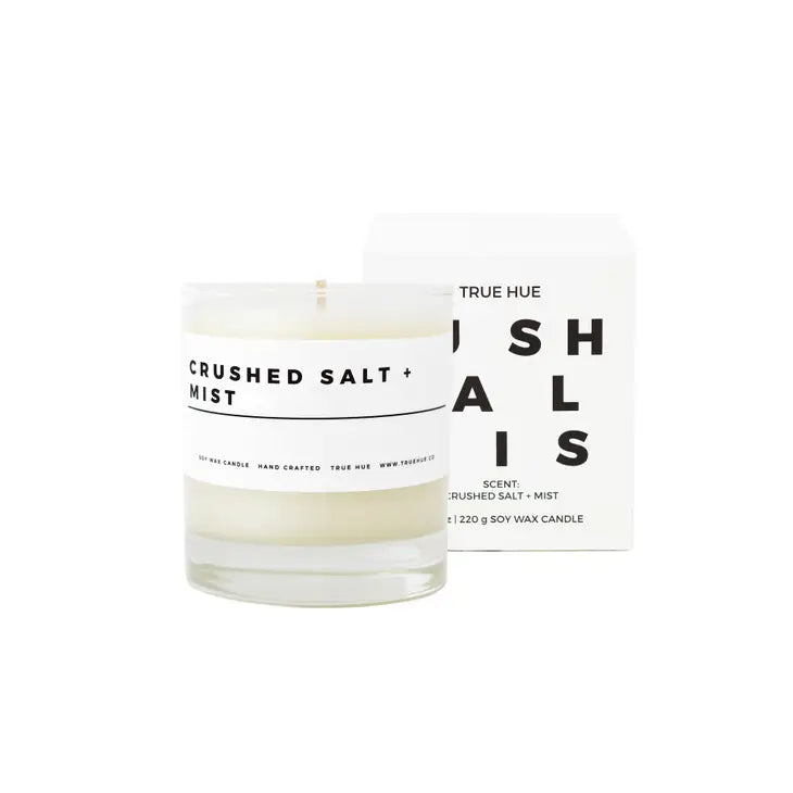 Crushed Salt + Mist Candle