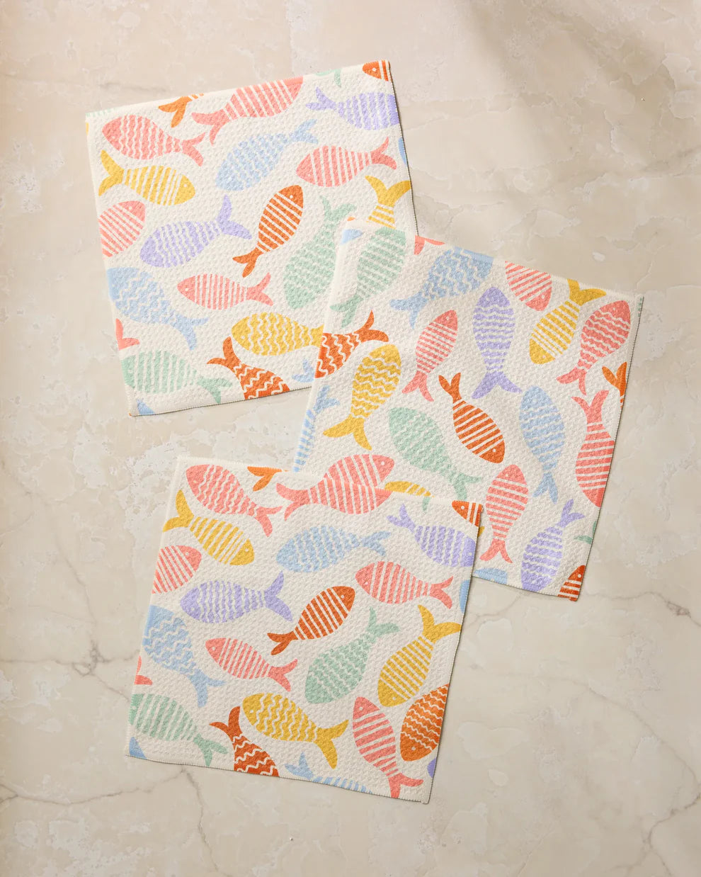 Fish Flip Dishcloth Set