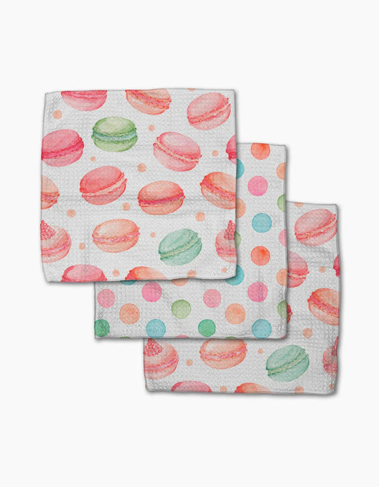 Sweet Macarons Dishcloth Set