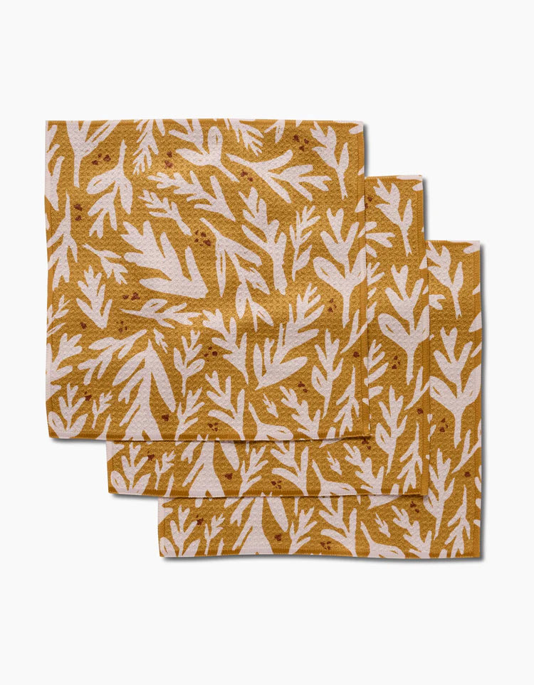 Trail Dusting Gold Dishcloth Set