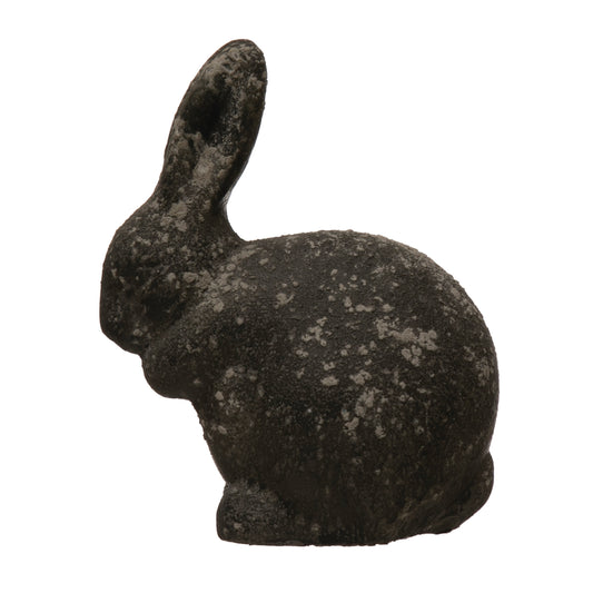 Distressed Cement Rabbit