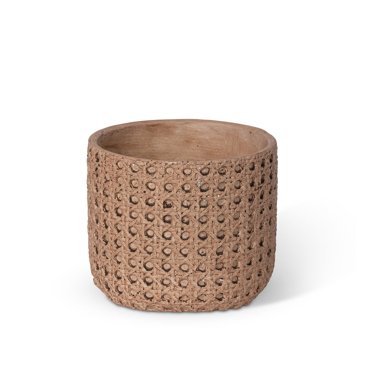 Cane Pattern Cement Pot