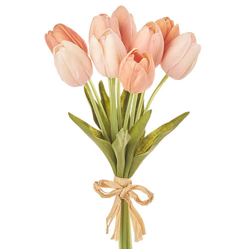Real Touch Light Pink Tulip Bundle