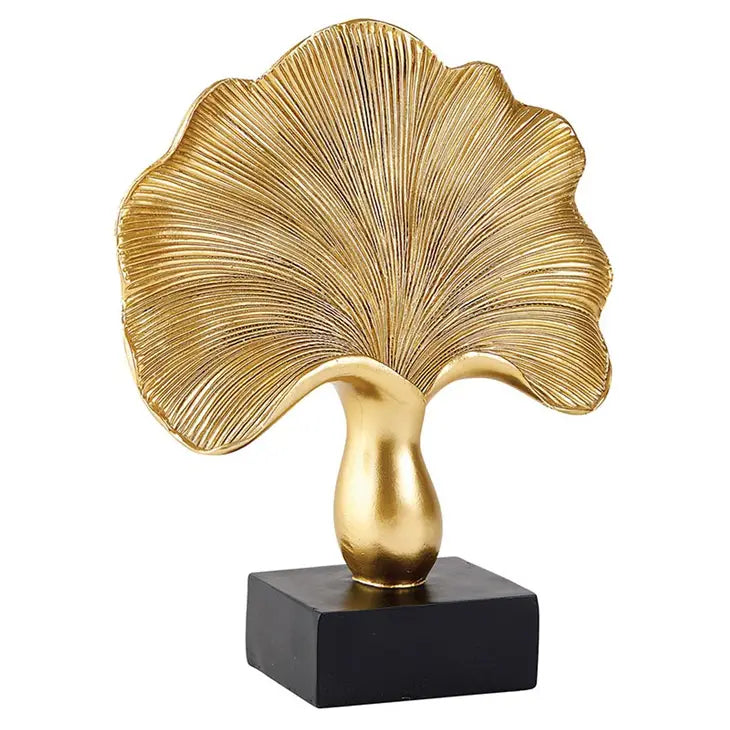 Small Gold Flower Statue
