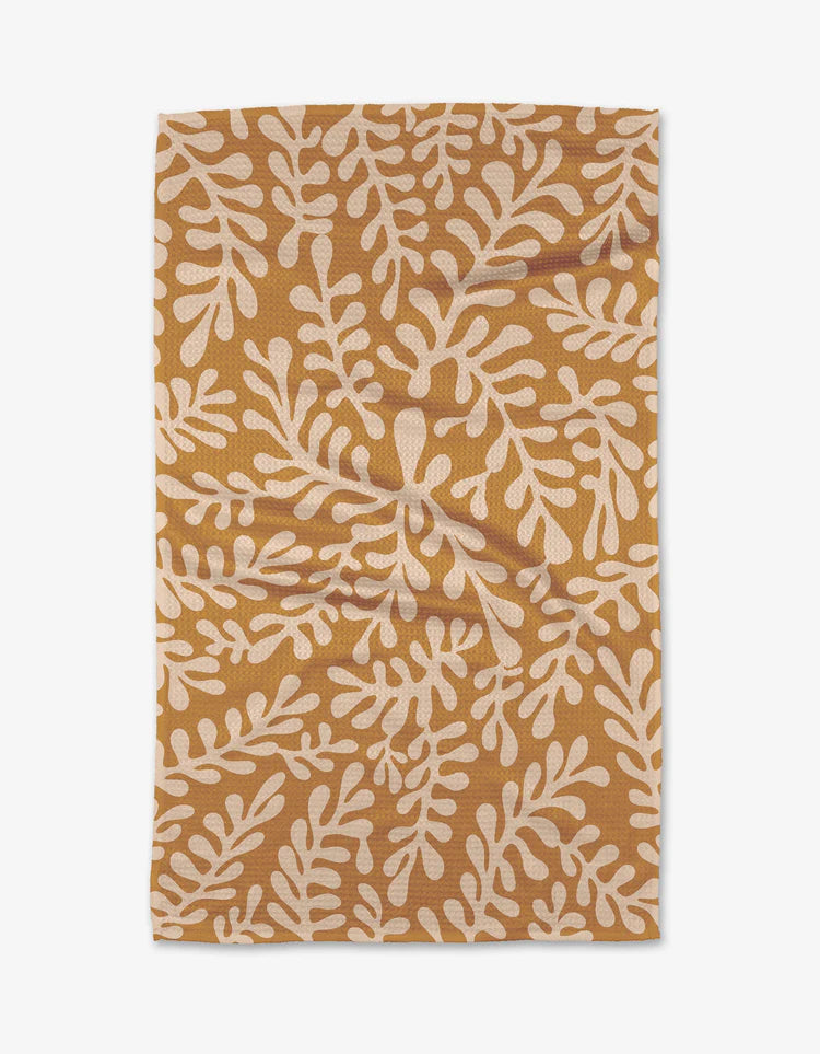 Golden Fall Kitchen Tea Towel