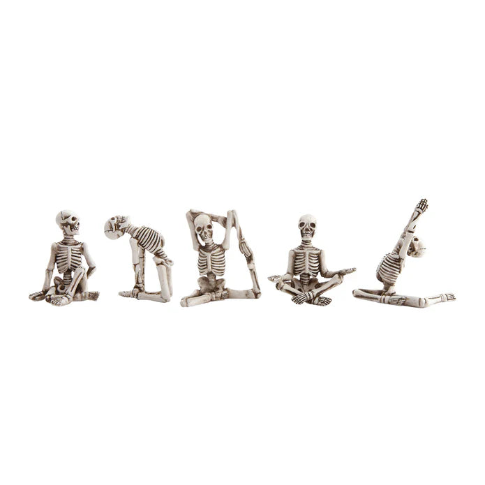 Skeletons in Yoga Pose