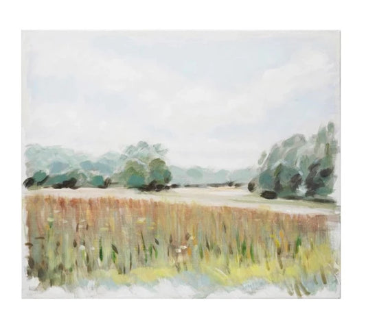 Hand-Painted Canvas Landscape Wall Art