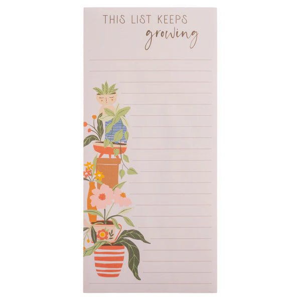 Plants Magnetic Notepad