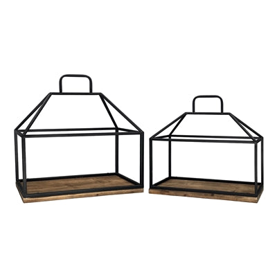 Black Frame Lanterns