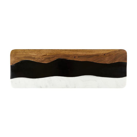 Marble & Wood Charcuterie Board