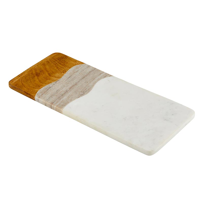 Marble & Wood Charcuterie Board